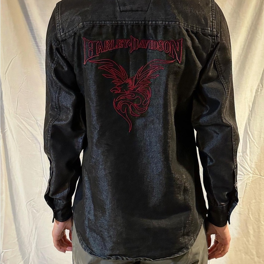Harley Davidson Button Up Jacket - image 1